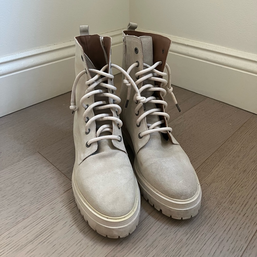 Ba&sh x Something Navy combat boots